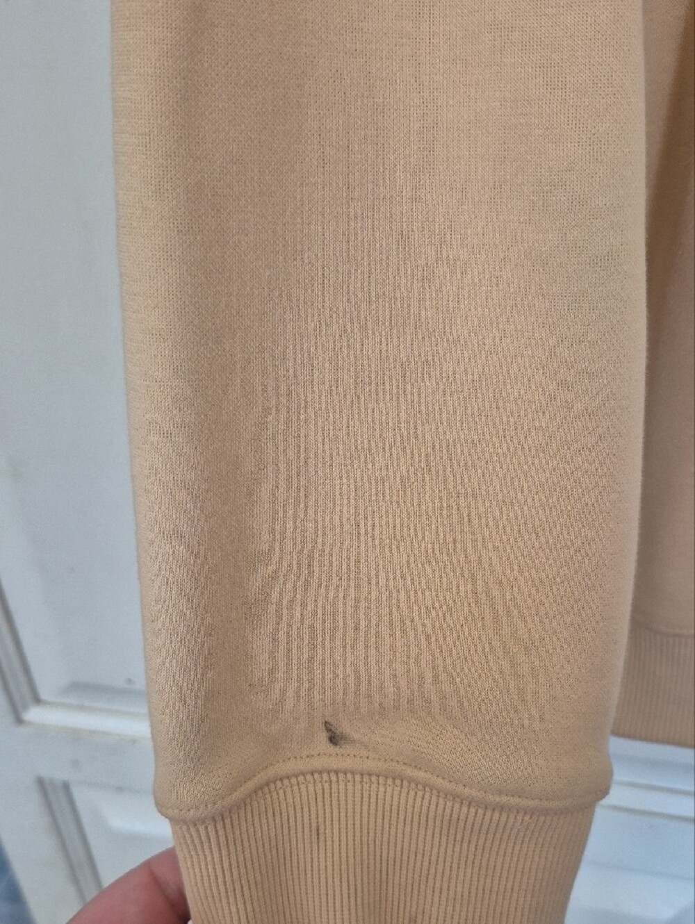 Fabletics Beige Mock Neck Pullover - Picture 3 of 4